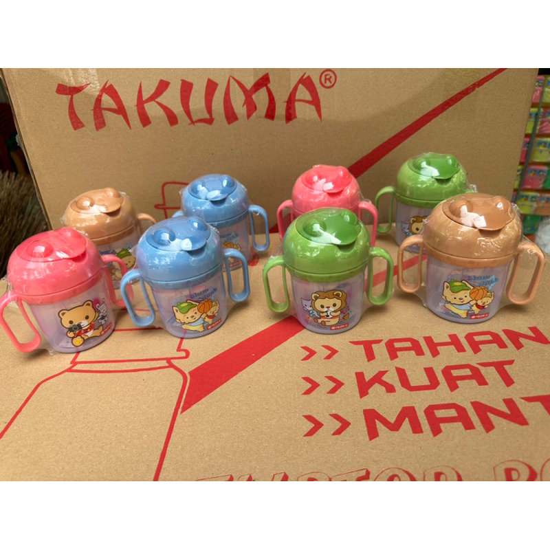 mimi mug Gl-75/mug baby 300ml/mug bayi lion star/gelas sedot bayi/gelas bayi