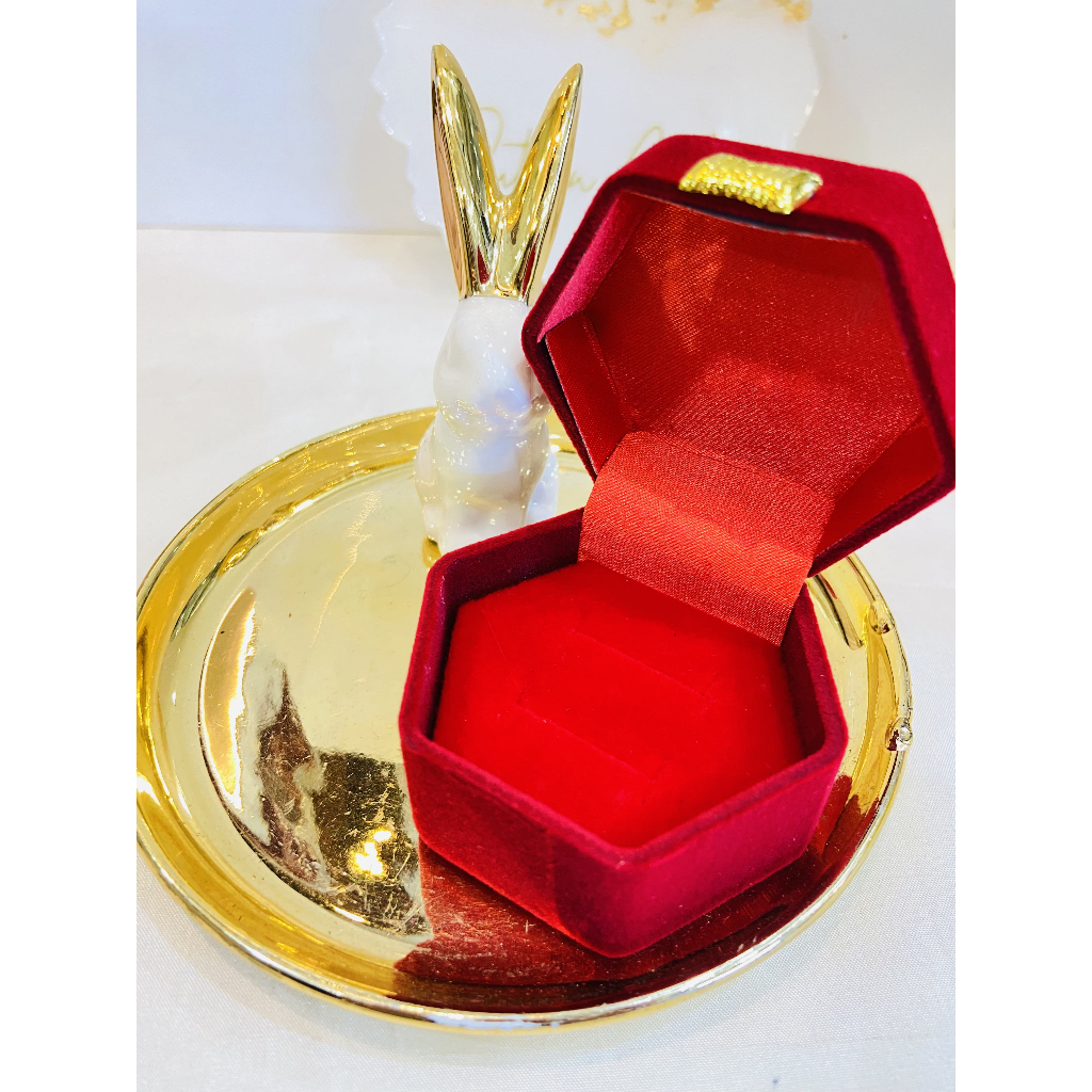 kotak cincin model tas koper