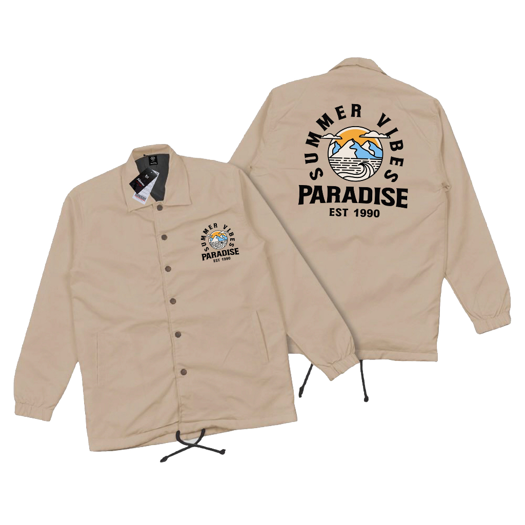 Followme - Jaket Keren Coach Parasut Summer Vibes Unisex