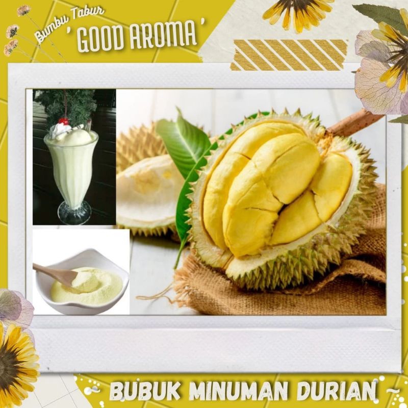 

Bumbu Tabur Durian 100gram, Jual Bubuk Tabur Rasa Durian Murah Enak Halal Good Aroma