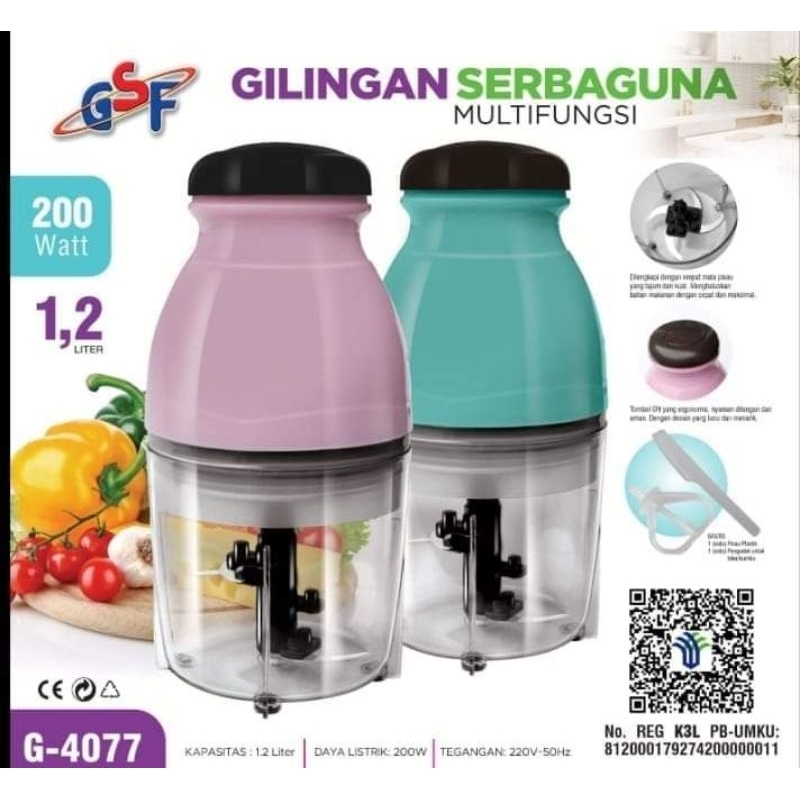 BLENDER KAPSUL ORI GSF/BlENDER CAPSULE/BLENDER BUMBU/CHOPPER/BLENDER MINI/BLENDER SERBAGUNA MURAH PR