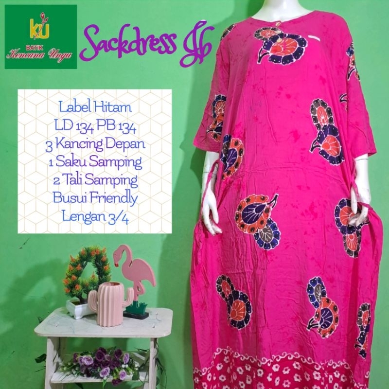 sackdress jumbo kencana ungu label hitam