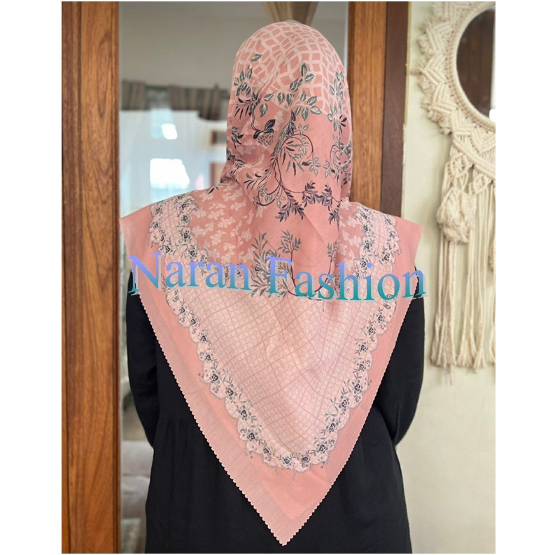 NRN Voal Motif Syari 130 x 130 / Hijab Segi Empat Motif Jumbo 130 x 130 / Jilbab Voal Motif Syari 13