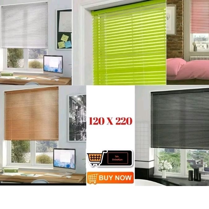 Krey PVC 120X220/ Venentiand blind/ Tirai gulung PVC/ Tirai gulung/ kere kris tirai gulung