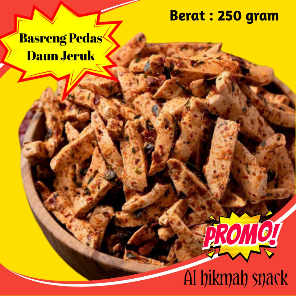 

Basreng pedas daun jeruk 250 gram