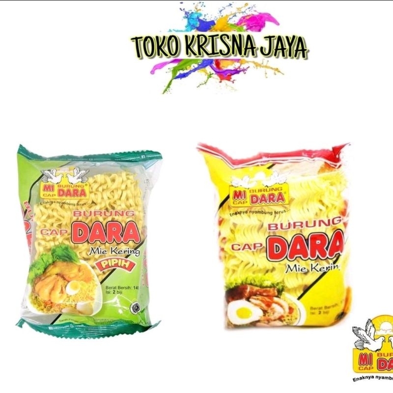 

MIE BURUNG DARA PIPIH | KUNING | MIE KERING INSTANT 136 GR