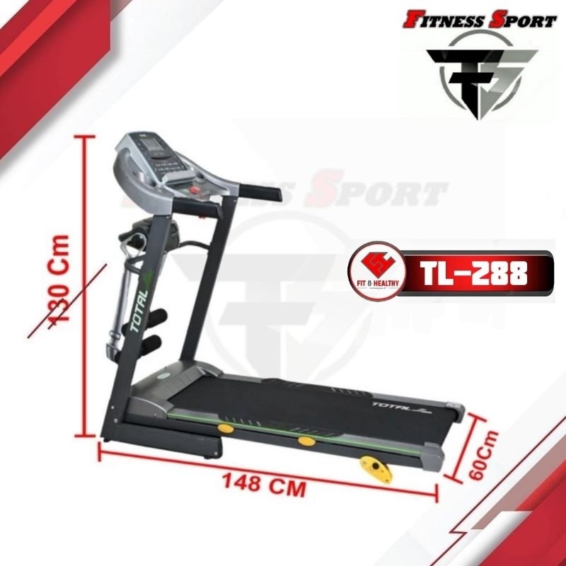 Treadmill TL-288 Alat Fitness Elektrik TL288