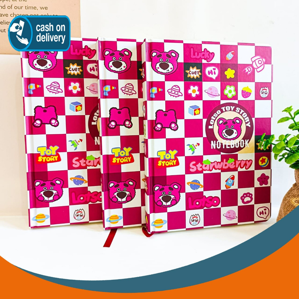 

BUKU HARDCOVER B5 KARAKTER LOTSO TERMURAH COD LUCU IMUT KADO UNIK ALAT-ALAT SEKOLAH AESTHETIC KOREA ORIGINAL