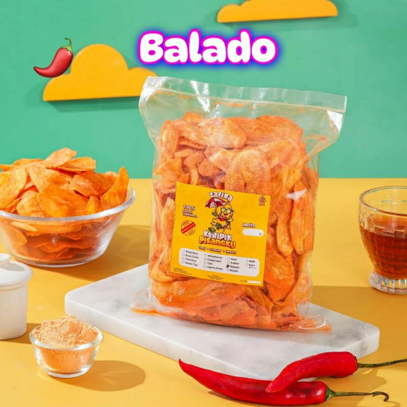 

keripik pisang balado zafira official reseller