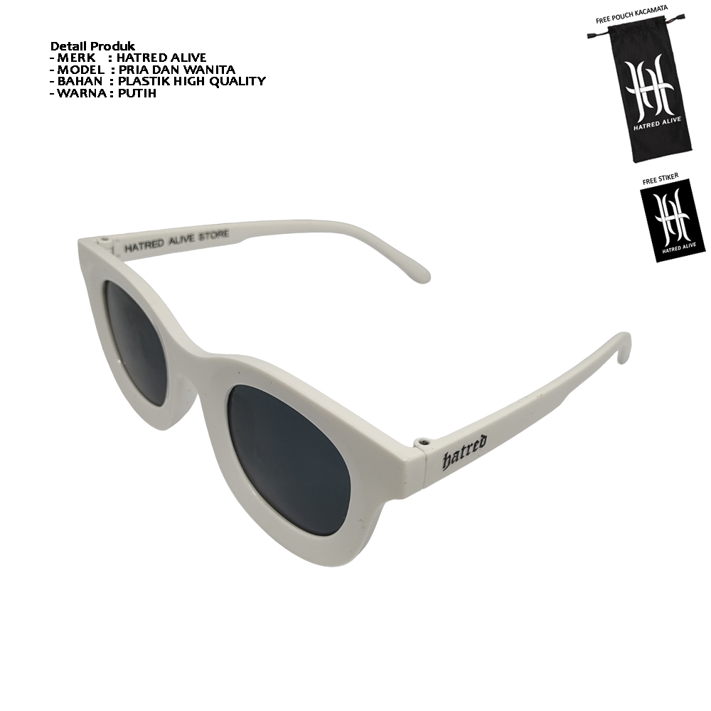 Kacamata Distro Clothing Brand Original Frame Tebal Sunglasses Eyewear Anti Radiasi Local Brand Pria