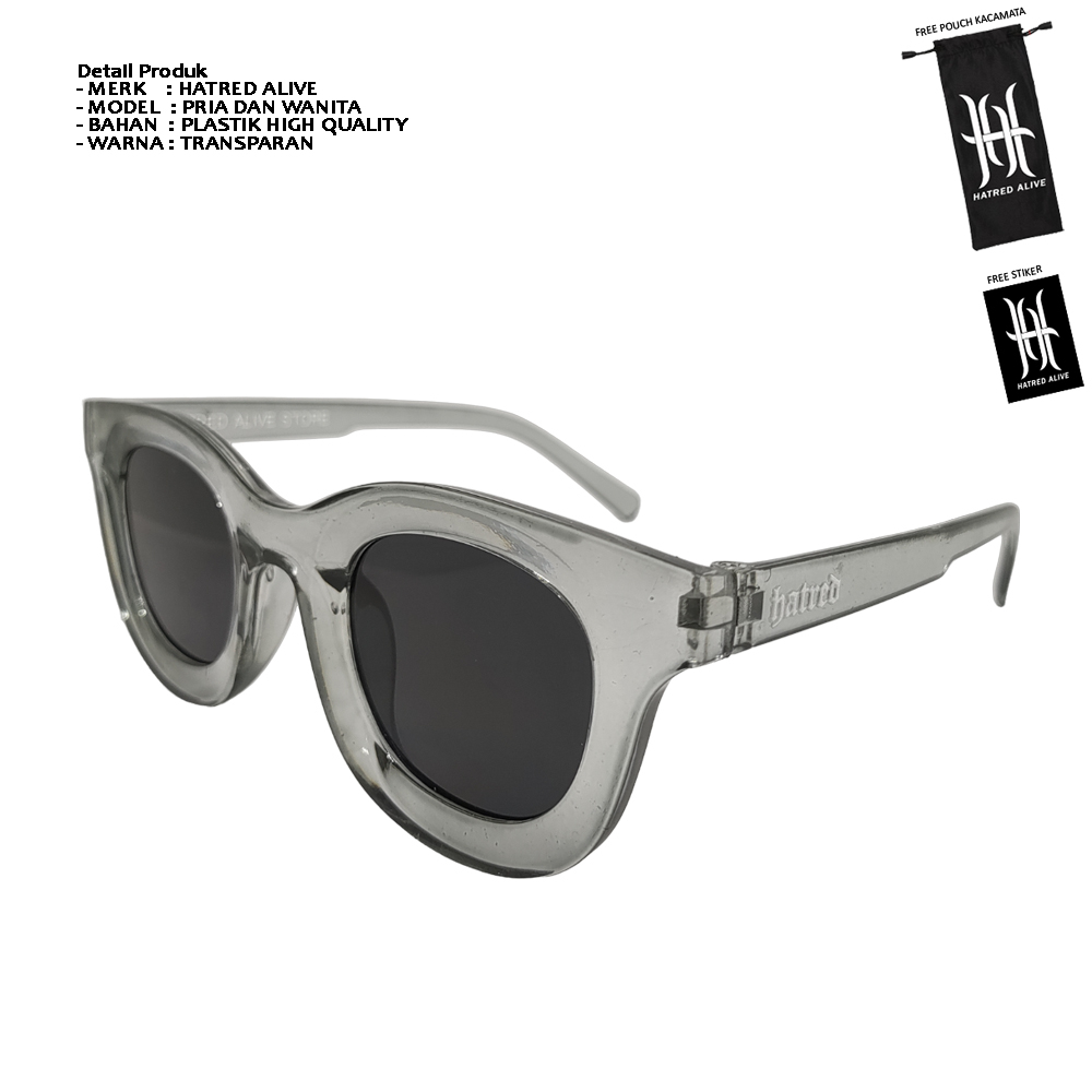 Kacamata Distro Clothing Brand Original Frame Tebal Sunglasses Eyewear Anti Radiasi Local Brand Pria