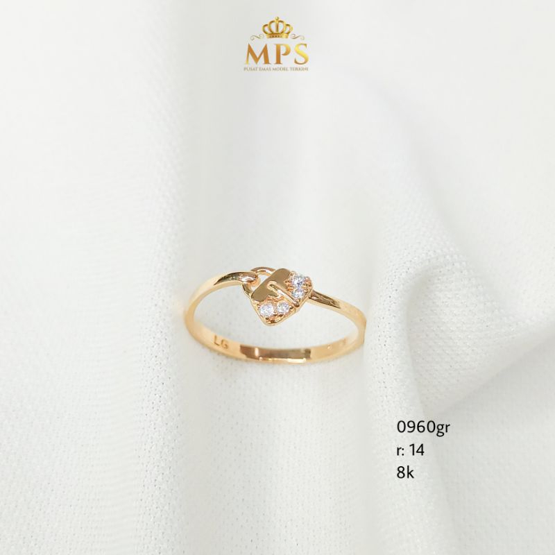CINCIN EMAS ASLI SETENGAH SD 1 GRAM | CINCIN COR MODEL KEKINIAN EMAS 375%