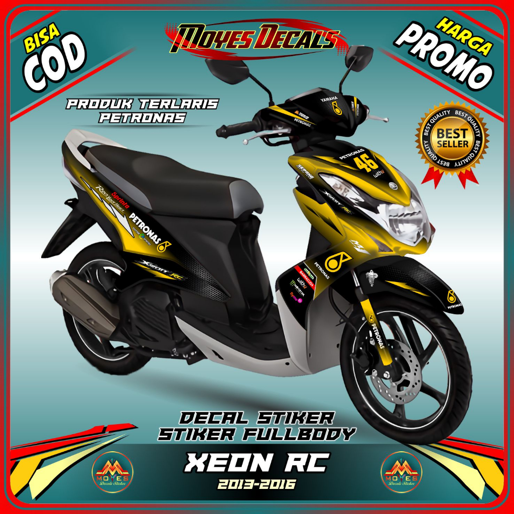Decal Xeon Rc Karbu Full Body Stiker Xeon Rc Karbu Full motif balap