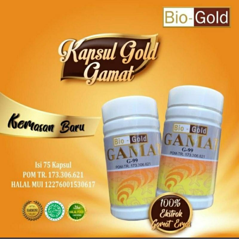 KAPSUL GOLD GAMAT/HERBAL GOLD GAMAT