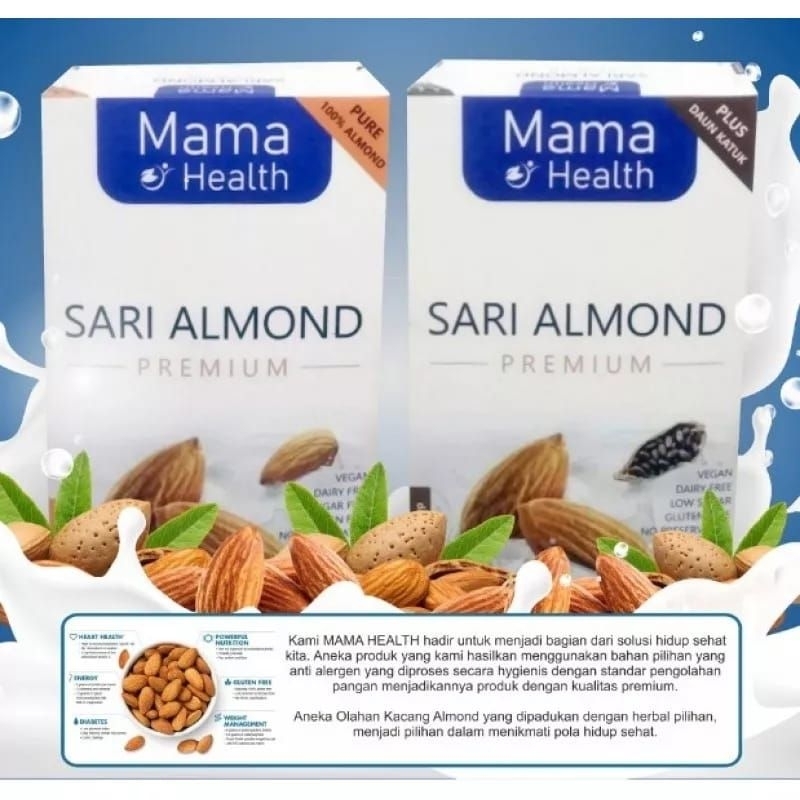 

Mama Health Sari Almond Premium 200 gr Vegan & Vegetarian