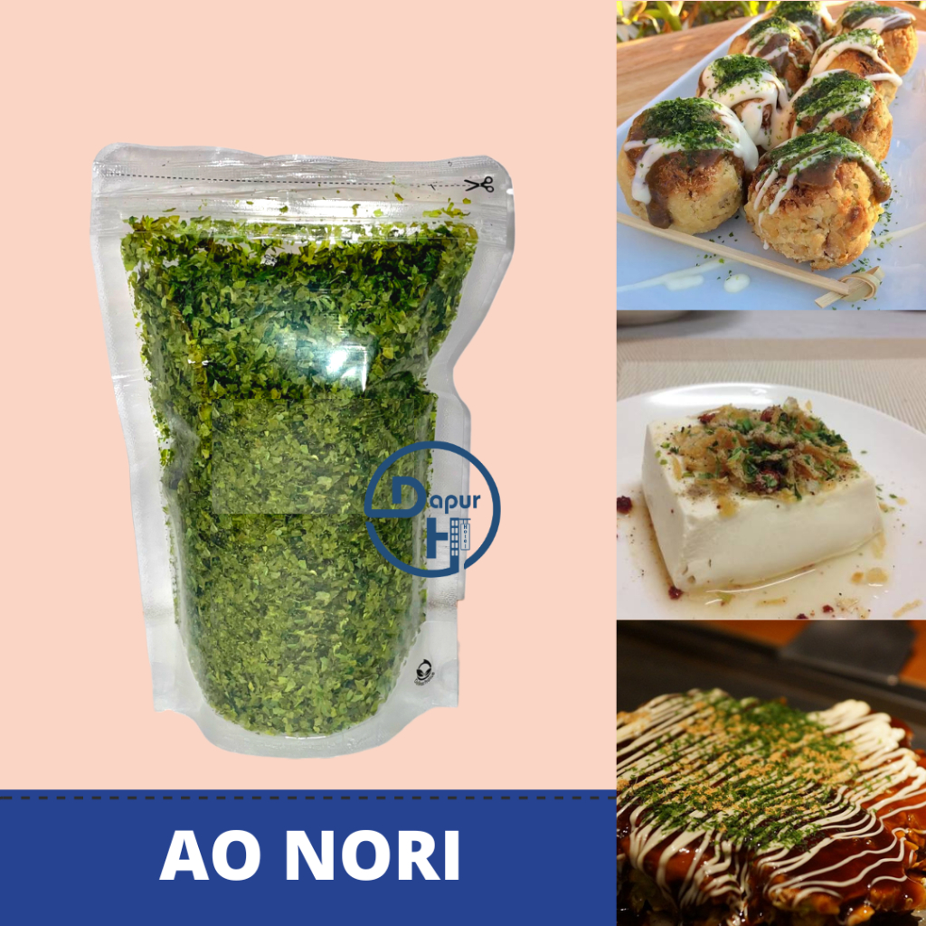 

AONORI Bubuk Nori 50 g / Ao Nori Powder Import Taburan Takoyaki