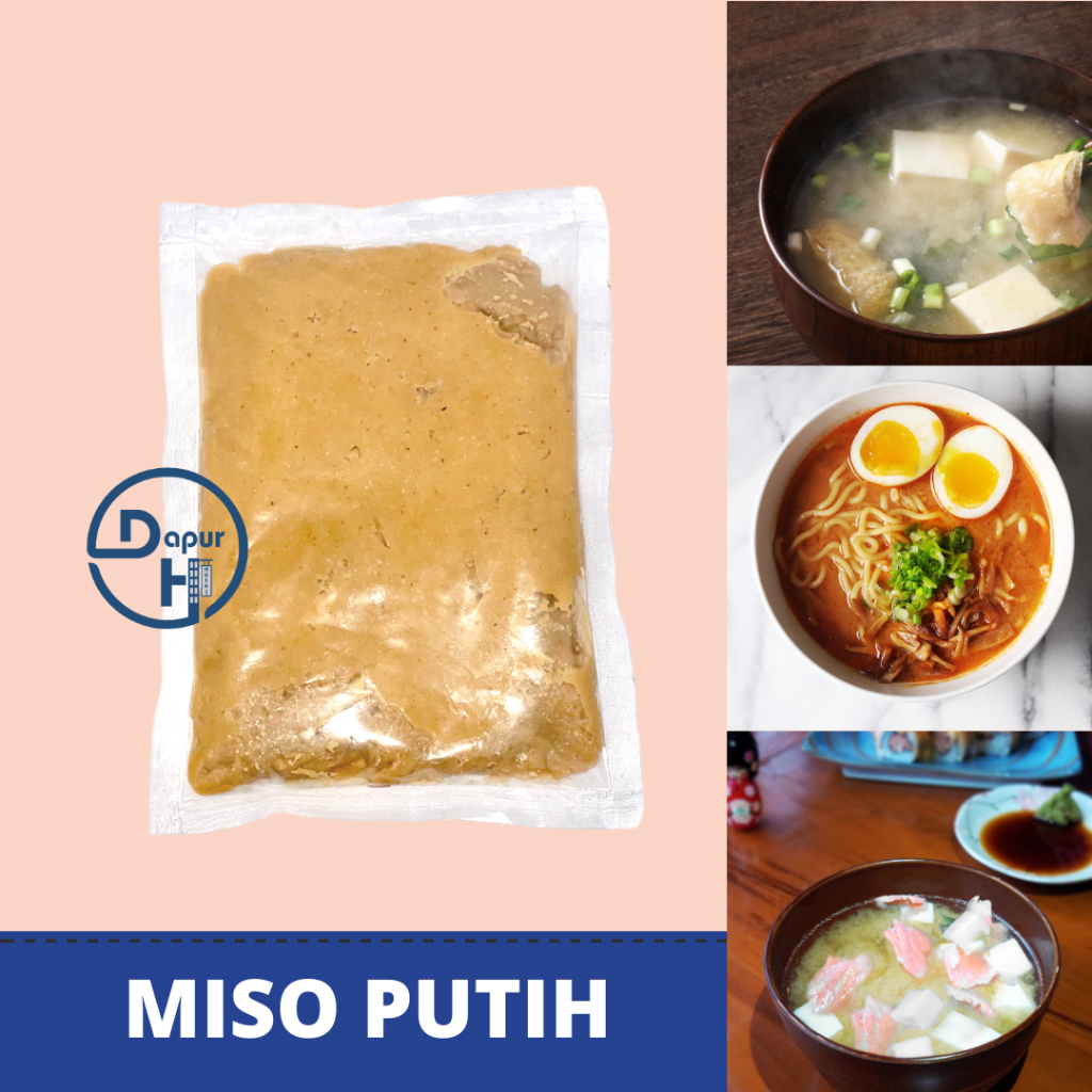 

ENACHAN & MIYACHAN Pasta Miso Putih 200 g Halal / Tauco Ala Jepang untuk Sup Miso Soup Ramen Udon//
