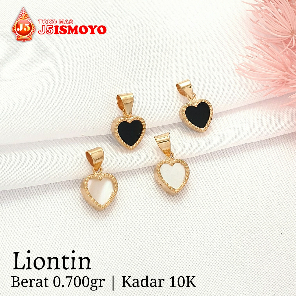 Liontin Emas Asli Bersurat Model Lovela J5Ismoyo