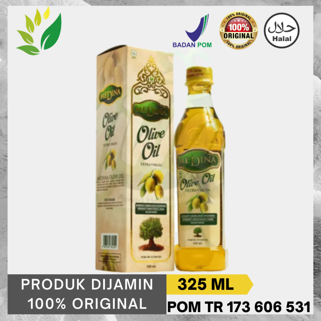 

Minyak Zaitun Medina Olive Oil Extra Virgin Mengurangi Lemak Dalam Darah