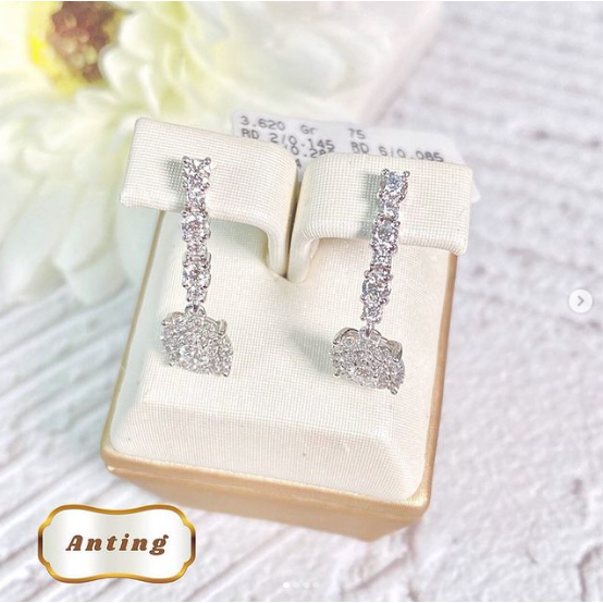 Elco Jewellery - Anting Berlian Eropa F Vvs | ABRT-00270SH Berkualitas dan Bergaransi