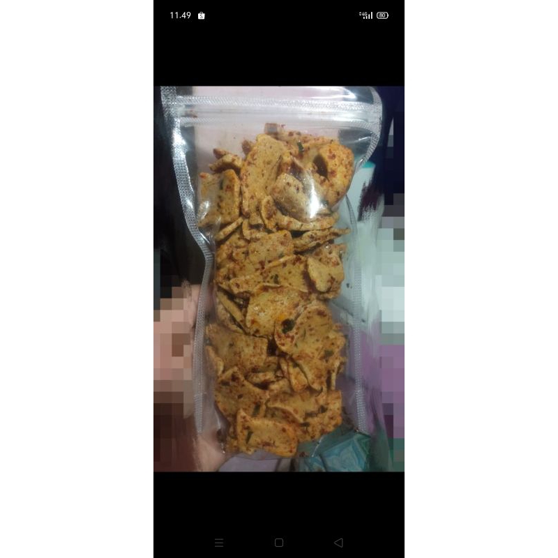 

Basreng pedas daun jeruk gumurih