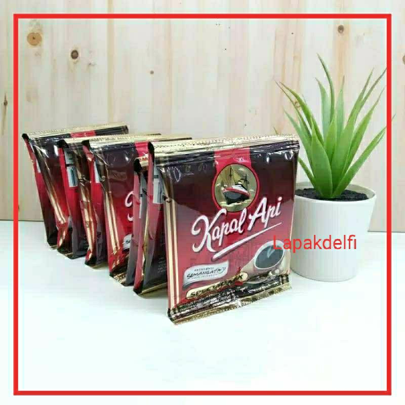 

Kapal api spesial mix Kopi bubuk+gula 1 renceng isi 10 sachet