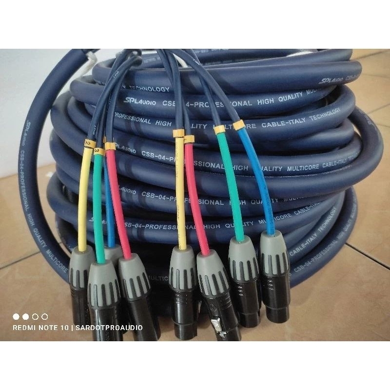 Kabel Snake SPL Audio CSB-04 Lengkap Jack  50 Meter