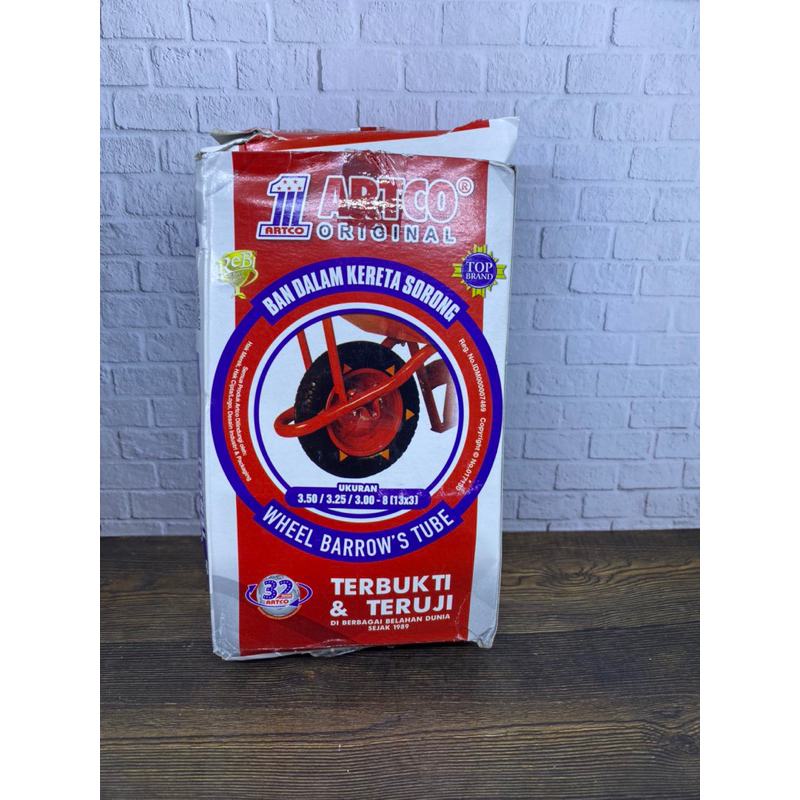 Ban DALAM Gerobak Artco Original 3.50 / 3.25 / 3.00 - 8(13x3)