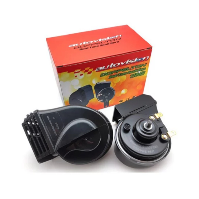 Klakson mobil Autovision New Doppelton Horn ORI AUTOVISION