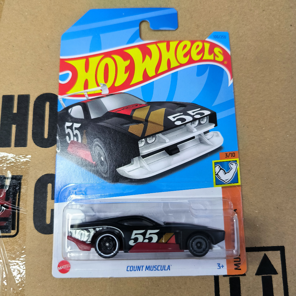 Hot Wheels Count Muscula Hitam No. 55