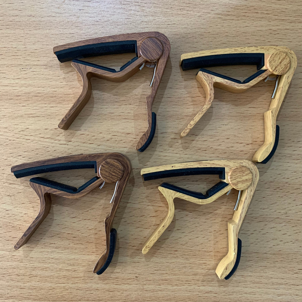 CAPO IMPOR CORAK KAYU ROSEWOOD KUAT KAPO GITAR AKUSTIK ELEKTRIK UKULELE ALUMINIUM ALLOY