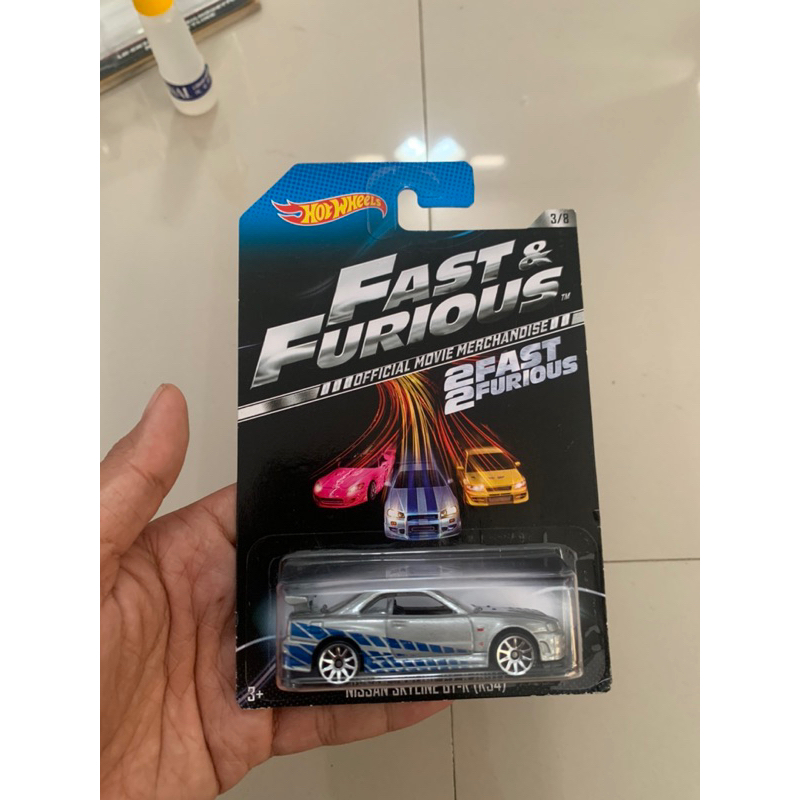Hotwheels fast furious Nissan Skyline R34 official movie