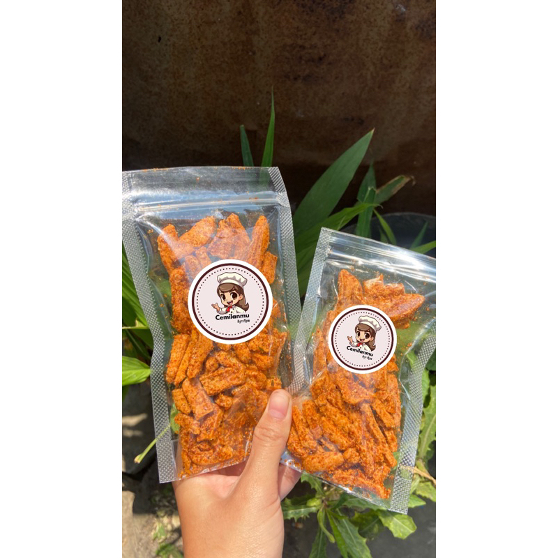 

Basreng pedas daun jeruk viral