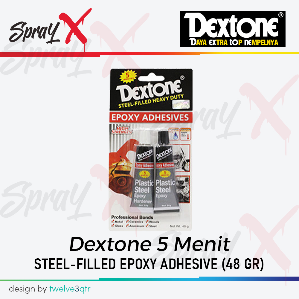

DEXTONE EPOXY ADHESIVES 48 GRAM / LEM DUATON / LEM DEXTONE / LEM BESI
