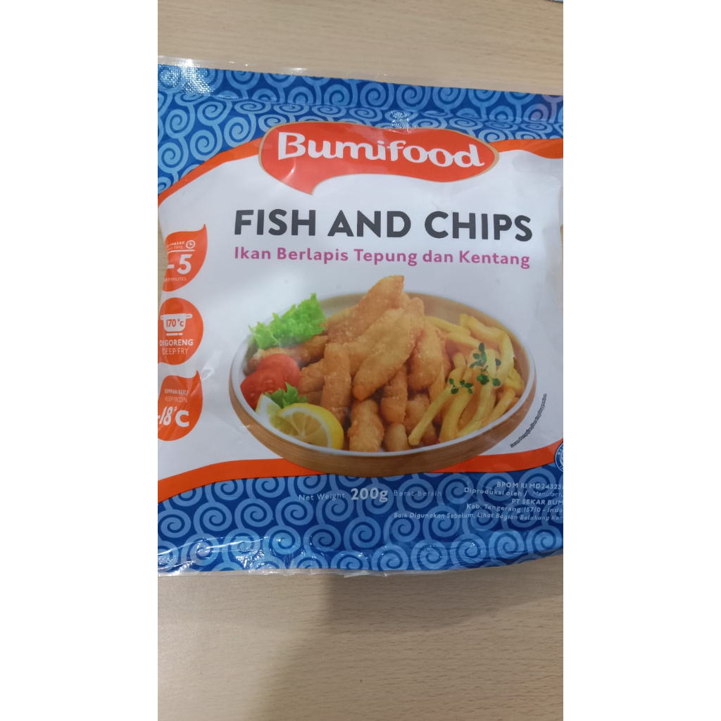 

BUMIFOOD FISH & CHIPS 200 GR