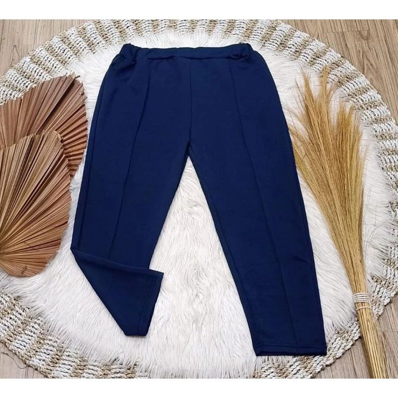 ￼(Polos SUPER JUMBO) CELANA ALL SIZE CEWEK / CELANA JUMBO CEWEK / CELANA POLOS HITAM / CELANA SCUBA 