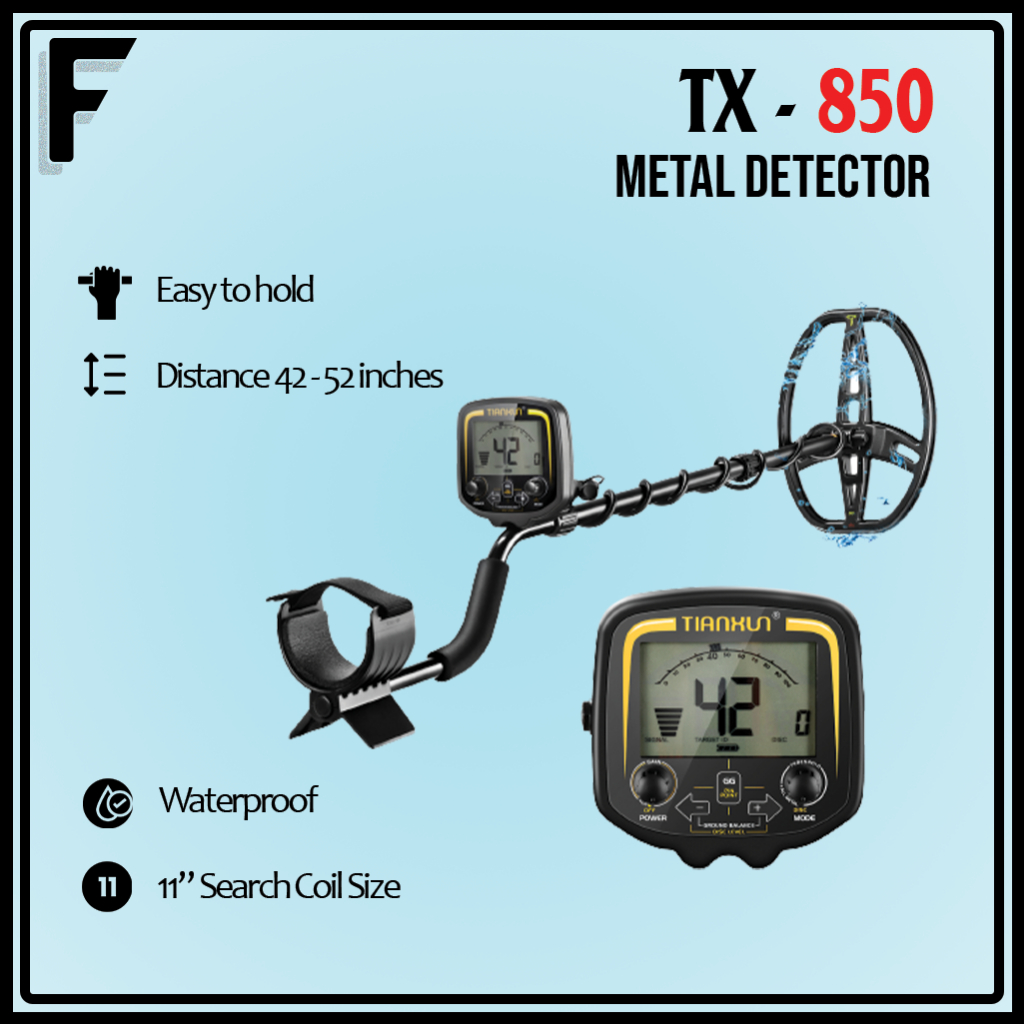 ORIGINAL METAL DETECTOR TX850 - PENCARI EMAS LOGAM MEREK TIANXUN TX 850