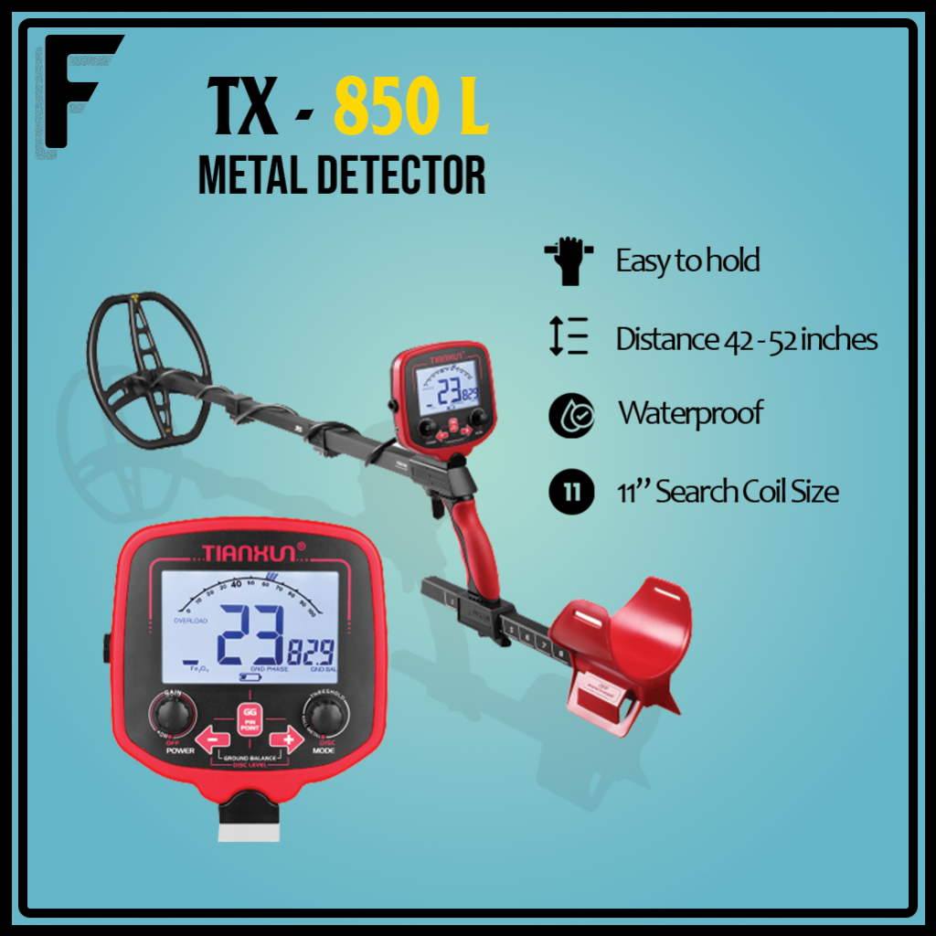 TIANXUN ORIGINAL METAL DETECTOR TX850L - PENCARI EMAS LOGAM