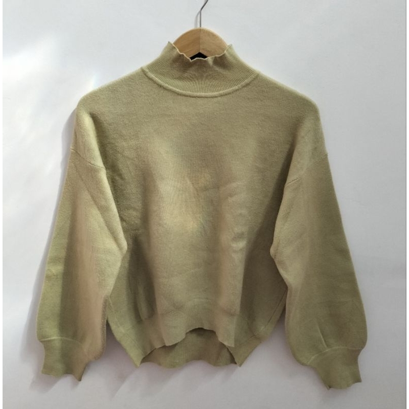 Sweater Kutub Sage Green By GU