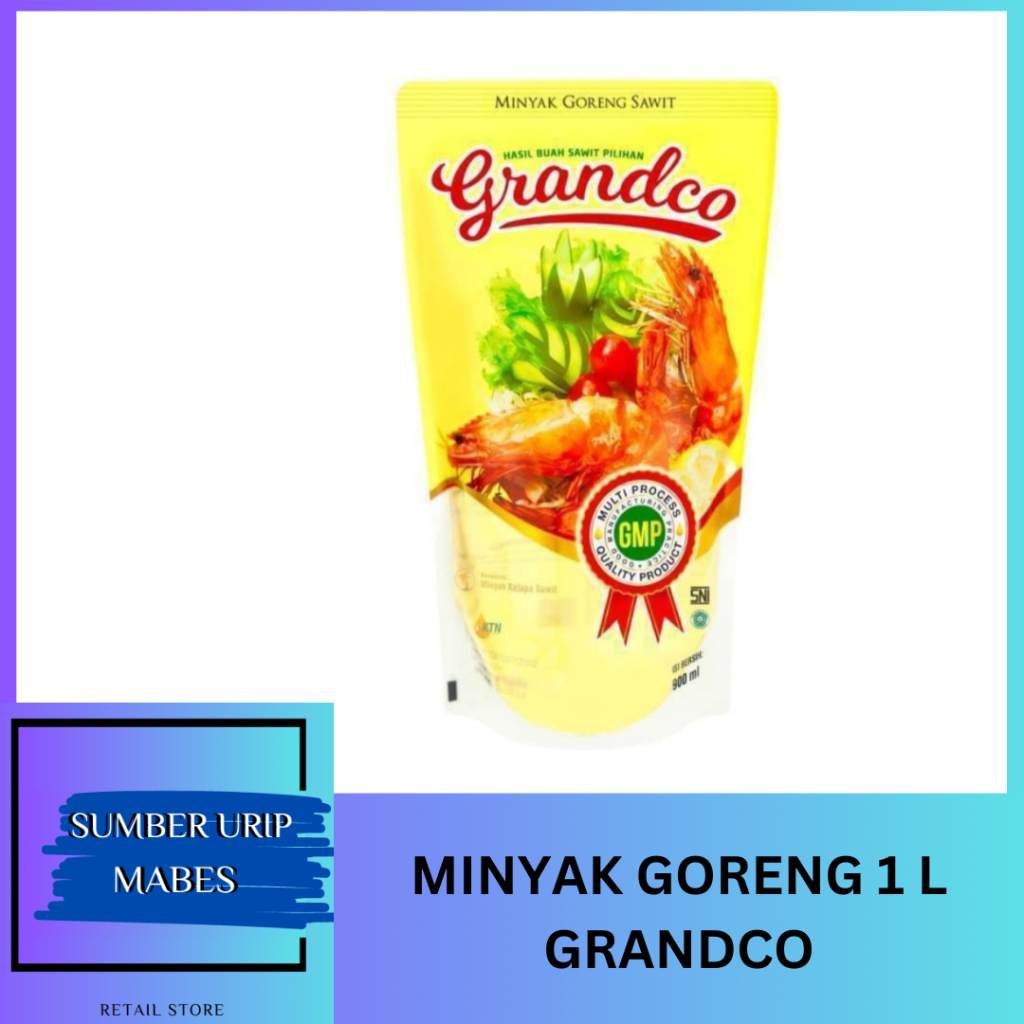 

MINYAK GORENG MURAH GRANDCO 1 LITER | MINYAK KELAPA SAWIT ASLI