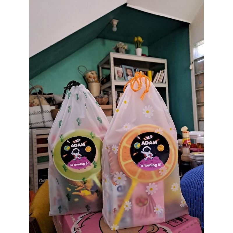 

Paket Snack Goodie Bag Ulang Tahun Pouch Serut