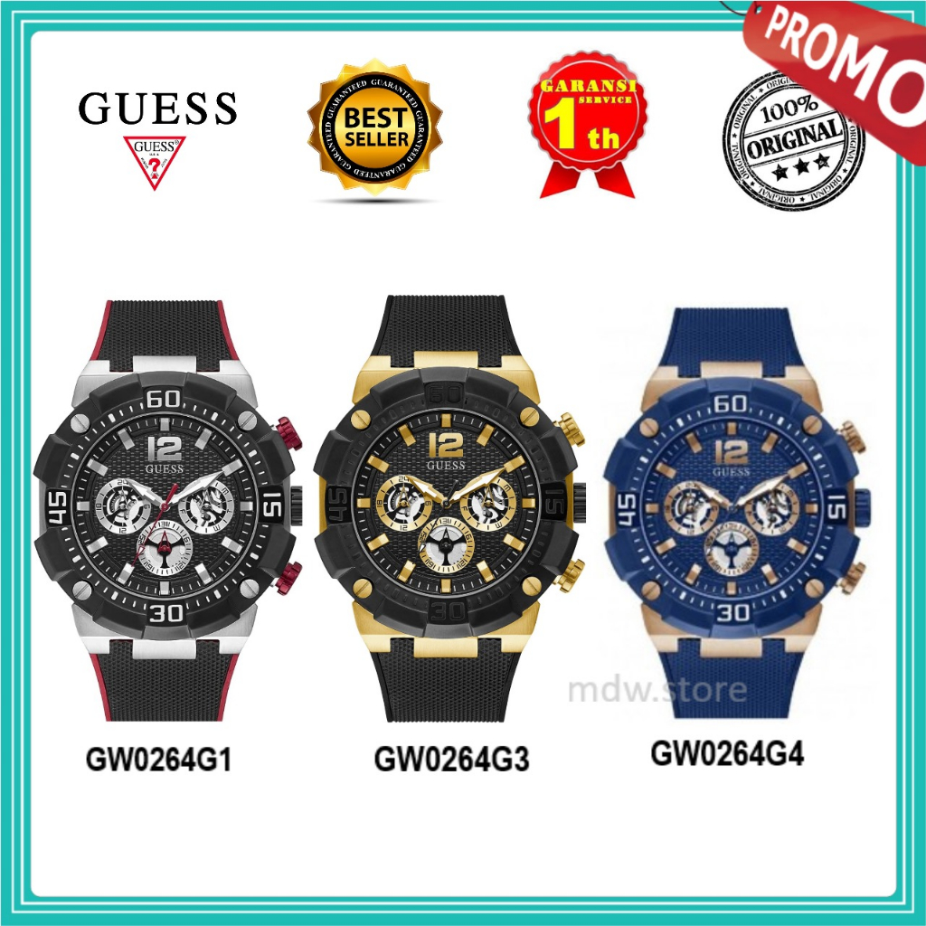 Guess Original Type GW0264G1 GW0264G3 GW0264G4 Jam Tangan Pria