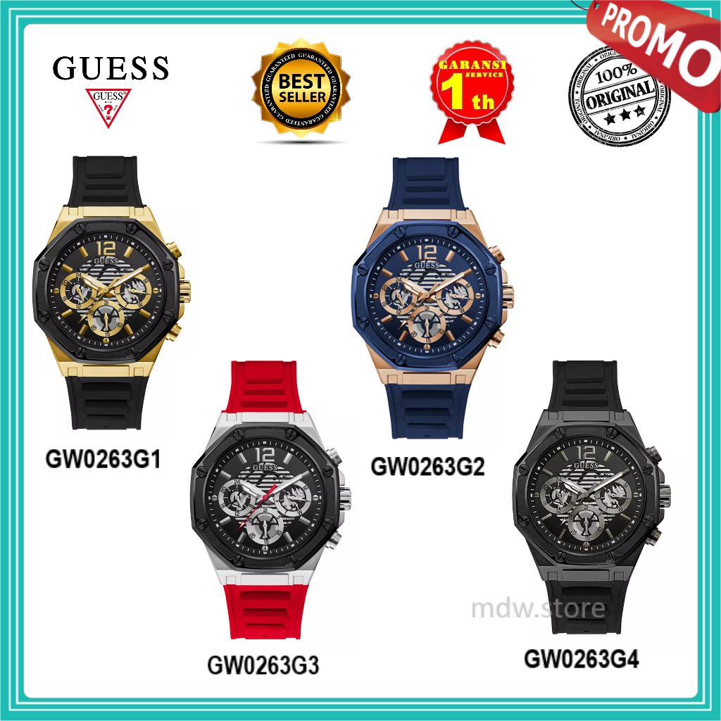 Guess Original Type GW0263G1 GW0263G2 GW0263G3 GW0263G4 Jam Tangan Pria