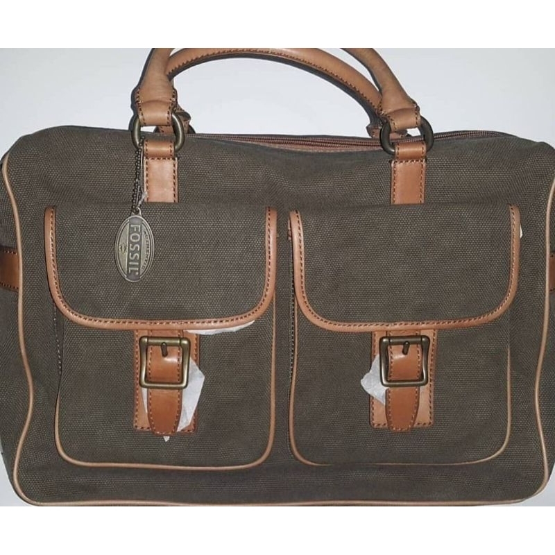 preloved tas fossil messenger pria