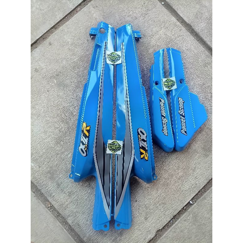 COVER BODY BELAKANG YAMAHA ALFA BODY BODI BELAKANG ALFA PLUS BOX AKI ALFA WARNA BIRU