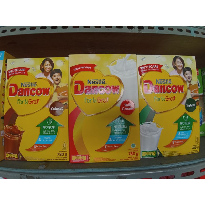 

Dancow fortigro full cream/instant vanila/instant cokelat