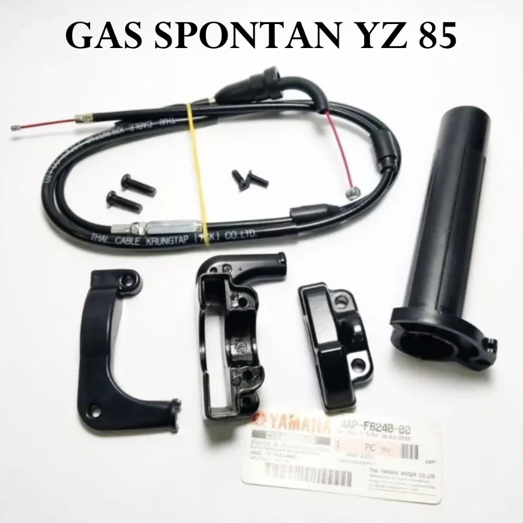 GAS SPONTAN KONTAN YZ 85 YZ85 ORIGINAL YAMAHA Thailand UNIVERSAL BEBEK MATIC TRAIL