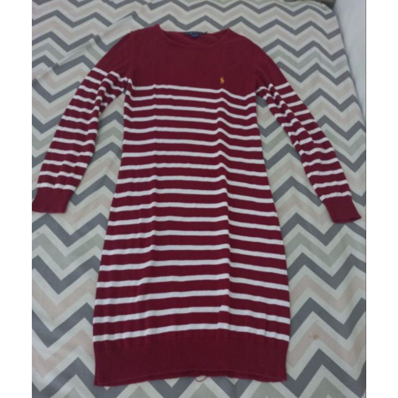 midi dress rajut polo original