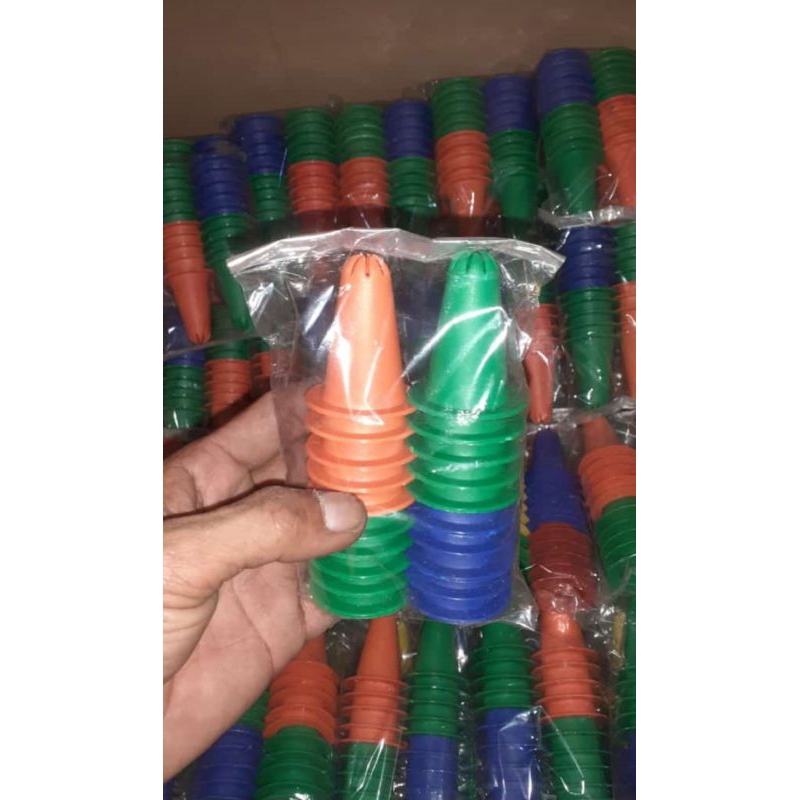 20 pcs spuit cetakan semprit dahlia / cetakan kue kering plastik
