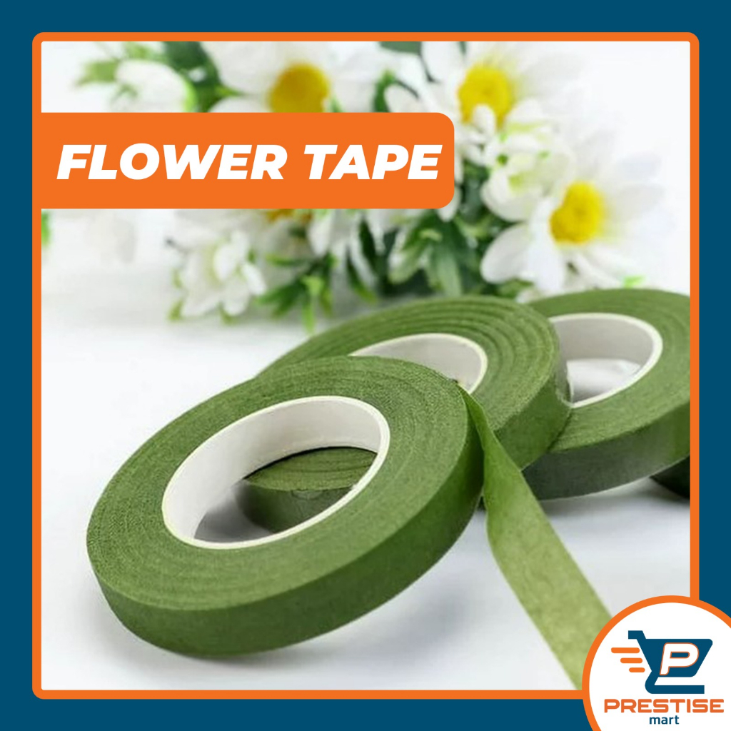 

FLOWER TAPE - Isolasi Buket Bunga Tangkai Solasi Multifungsi Perekat Bouquet Hampers Dekorasi Pesta Hadiah